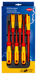 Assortiment de 6 tournevis isolés 1000V - SLIM - Fente et Phillips® KNIPEX - 002012V02