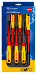 Assortiment de 5 tournevis isolés 1000V - SLIM - Fente, Phillips® et Pozidriv® KNIPEX - 002012V04