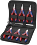 Trousse composée d'un lot de 6 pinces - Gainage bi-matière KNIPEX - 002016