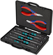 Coffret compact d'un lot de 2 pinces et 6 tournevis Wera KNIPEX - 002018