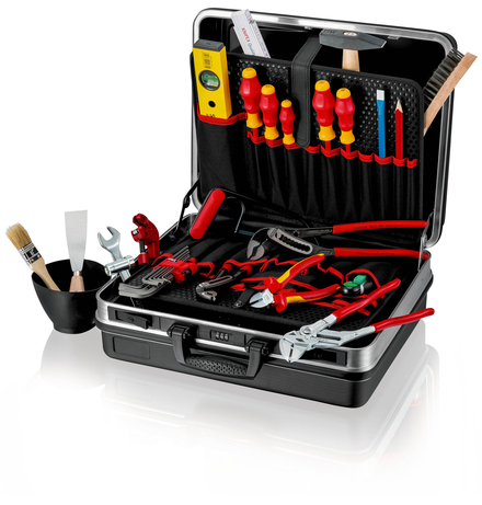 Mallette à outils pour apprentis “Basic” Plomberie 31 pièces KNIPEX - 002105HKS