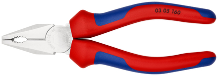 Pince universelle 160mm chrome sur carte KNIPEX - 03 05 160 SB