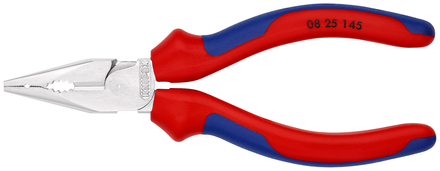 Pince universelle 1/2 ronde 145mm chrome KNIPEX - 08 25 145 SB