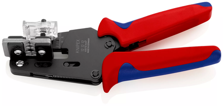 Pince à dénuder de précision avec 4 couteaux de forme KNIPEX - 12 12 12