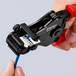 Pince a denuder avec 2 couteaux de forme KNIPEX - 12 21 180