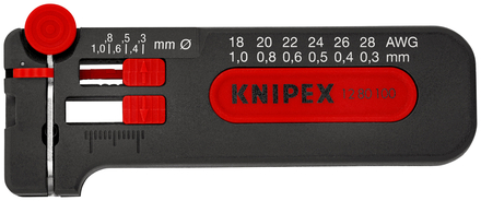 Outil a denuder pt modele 0,30-1,0mm² KNIPEX - 12 80 100 SB