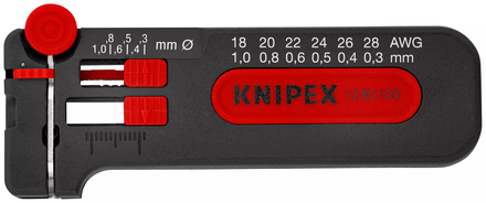 Outil a denuder pt modele 0,30-1,0mm² KNIPEX - 12 80 100 SB