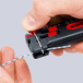 Outil a denuder pt modele 0,30-1,0mm² KNIPEX - 12 80 100 SB