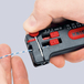 Outil a denuder pt modele 0,30-1,0mm² KNIPEX - 12 80 100 SB