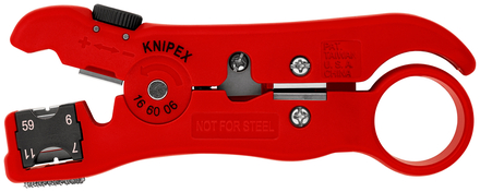 Outil denuder cabl. coaxiaux rg59/6/7/11 KNIPEX - 16 60 06 SB