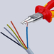 Pince a becs ronds 160mm chrome 1000v KNIPEX - 22 06 160