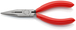 Pince à becs demi-ronds 140mm avec tranchant - Gainage PVC - Tête polie KNIPEX - 2501140SB