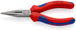Pince à becs demi-ronds 140mm avec tranchant - Gainage bi-matière - Tête polie KNIPEX - 2502140SB