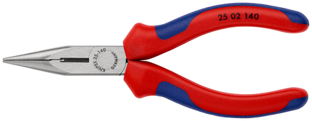 Pince a bec 1/2 rond 140mm av. tranchant KNIPEX - 25 02 140