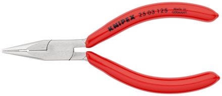 Pince radio bec 1/2 rd 125mm chrome KNIPEX - 25 03 125