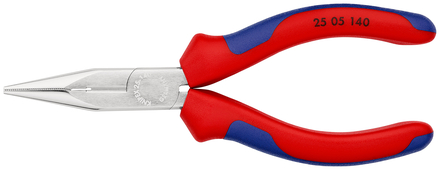 Pince radio bec 1/2 rd 140mm chrome KNIPEX - 25 05 140