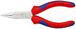 Pince radio bec 1/2 rd 140mm chrome KNIPEX - 25 05 140