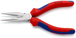Pince radio bec 1/2 rd 160mm chrome KNIPEX - 25 05 160