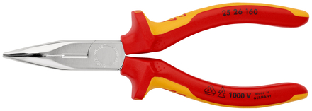 Pce radio bec 1/2 rd 160mm chr 40° 1000v KNIPEX - 25 26 160