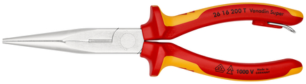 Pce bec 1/2 rond 200mm chr 1000v antich KNIPEX - 26 16 200 T BK
