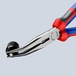 Pince à becs demi-ronde 200mm avec tranchant KNIPEX - 26 22 200