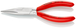 Pince à becs longs demi-ronds 140mm - Gainage PVC - Chromée KNIPEX - 3023140