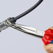 Pince cosses bougie 200mm chrome 45° KNIPEX - 38 95 200