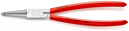 Pince pour circlips intérieurs de 40 à 100mm - 225mm - Gainage PVC - Chromée KNIPEX - 4413J3