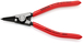 Pince pour circlips extérieurs de 3 à 10mm - Gainage PVC - 140mm KNIPEX - 4611A0SB