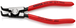 Pince pour circlips extérieurs coudée à 90° de 3 à 10mm - Gainage PVC KNIPEX - 4621A01SB
