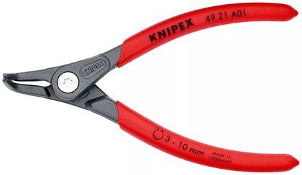 Pince 130mm circlips ext. 3-10mm 90° KNIPEX - 49 21 A01