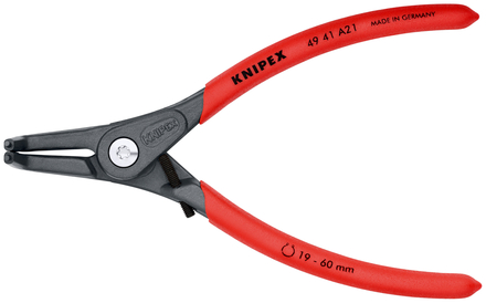 Pce 165mm circl. int 19-60mm 90°+vis reg KNIPEX - 49 41 A21