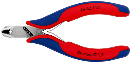 Pince cpte devt 115mm electro 27° a ras KNIPEX - 64 52 115