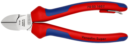 Pince coupte cote 160mm chrome antichute KNIPEX - 70 05 160 T BK