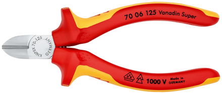 Pince coupante cote 125mm chrome 1000v KNIPEX - 70 06 125