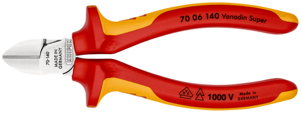 Pince coupante cote 140mm chrome 1000v KNIPEX - 70 06 140