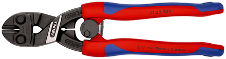 Pince coupe-boulon compact cobolt® 200mm KNIPEX - 71 32 200 SB