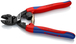 Coupe boulons compact Cobolt® Evidé - Coudé - Gainage bi-matière - Avec ressort KNIPEX - 7142200