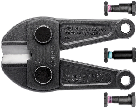 Tête de rechange pour coupe-boulon 71 72 760 - 1 paire de mâchoires KNIPEX - 7179760