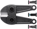 Tête de rechange pour coupe-boulon 71 72 760 - 1 paire de mâchoires KNIPEX - 7179760