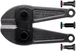 Tête de rechange pour coupe-boulon 71 72 910 - 1 paire de mâchoires KNIPEX - 7179910