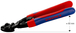 Pince coupante 200mm pr plastique a ras KNIPEX - 72 62 200