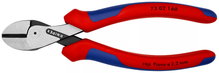 Pince coupante de côté à forte démultiplication X-cut 160mm KNIPEX - 73 02 160 SB