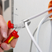 Pince cpte cote x-cut® 160mm chrom 1000v KNIPEX - 73 06 160 SB