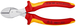 Pince cpte cote x-cut 160mm chrome 1000v KNIPEX - 73 06 160