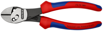 Pince coupante de cote twinforce® 180mm KNIPEX - 73 72 180