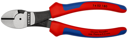 Pce coupante cote fte demultiplic. 180mm KNIPEX - 74 02 180 SB