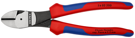 Pce coupante cote fte demultiplic. 200mm KNIPEX - 74 02 200 SB