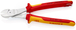 Pince coupante démultipliée 250mm - Chromée - Isolée 1000V - Œillet antichute KNIPEX - 7406250TBK