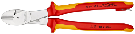Pince cpte fte demult 250mm chr. 1000v t KNIPEX - 74 06 250 T